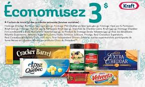 Coupon Rabais De 3 Sur Les Produits De Fromage Kraft Coupons Basters Quebec