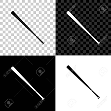 It is a very clean transparent background image and its resolution is 432x598 , please mark the image source when quoting it. Baseball Bat Icon Isolated On Black White And Transparent Background Royalty Free Cliparts Vectors And Stock Illustration Image 125155815