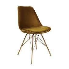 kick kuipstoel velvet goud goud kick collection kuipstoel stoelen eetkamerstoelen
