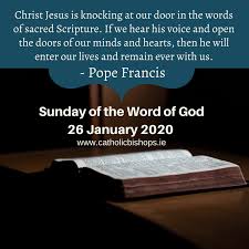 For to which of the angels did god ever say, you are my son, today i have begotten you? Resources For Sunday Of The Word Of God Irish Catholic Bishops Conference