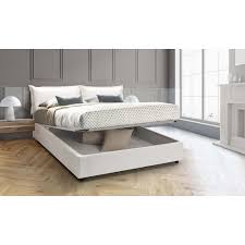 Enjoy twice angolo con contenitore, letto imbottito con contenitore, estremamente versatile grazie al suo doppio utilizzo: Ferro Talamo Letto Singolo In Ecopelle Con Contenitore Frontale Bianco Con Materasso In Memory Legno Rivestimento Meccanismo Di Apertura Stuttura Letti Strutture E Basi Quickandcleaninc Arredamento