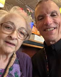 With Helen Cox, the grande dame of the Fenway,