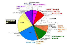 Worldwide World Population By Race Pie Chart