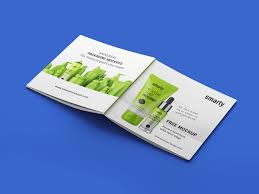 An Ultra High In Depth Photorealistic Square Brochure Mockup With 8 Different Mockup Renders To Showcase Square Brochures Brochure Mockup Psd Brochures Mockups