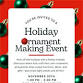 Holiday Ornament Making event image