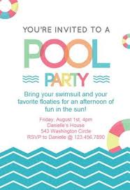 Birthday Party Invitation Card Template Fun Afternoon Pool Party Invitation Template Free Greetings Island Pool Party Invitation Template Pool Party Invitations Party Invite Template