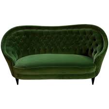 Get 5% in rewards with club o! 1stdibs Sofa 1950s Velour Vintage Black Wooden Legs Italian Mid Century Modern Fabric Furniture Vintage Sofa Italian Sofa