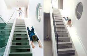 Alex Michaelis Children S Stairway Slide Remodelista Staircase Slide Stair Slide Beautiful Stairs