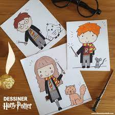 Rowling, the author of the one of the most famous book and movie series, harry potter, just released a new story on its fan site, pottermore. Dessiner Harry Potter Les Fiches Dessin Pas A Pas Allo Maman Dodo