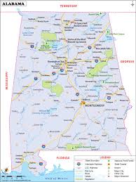 Alabama Map Map Of Alabama Al Usa