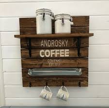 Pozino personalized metal signs for kitchen cat metal sign funny cat. Coffee Station Coffee Cup Rack Rustic Coffee Station Personalized Signs Coffee Bar Sign Kitchen Signs