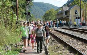 How big of a town is thurmond wv? Photos Thurmond Tour Is The Goat News Wvgazettemail Com