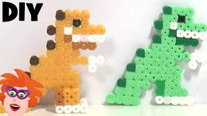Vandaag laat ik jullie in simpele stappen zien hoe je makkelijk iets tekent. Dino Strijkkralen Met 3d Poten By Juf Jannie