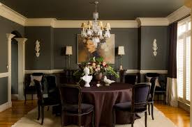 Check spelling or type a new query. Formal Dining Room With Charcoal Wall Color Palette With White Trim And Woodwork And Crystal Chandelier Hgtv