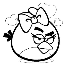 Coloring Page Angry Birds Angry Birds Coloring Pages 3 Bird Coloring Pages Cartoon Coloring Pages Valentine Coloring Pages
