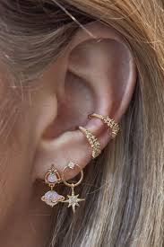 Accumulation De Boucles D Oreilles Earrings Piercing Oreille Bijoux Bijoux Oreille Bijoux Piercing