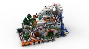 Конструктор майнкрафт s sy947 горная пещера (2886деталей) 6+ lego minecraft 21137 (аналог лего ). 21137 The Mountain Cave Minecraft From Bricklink Studio