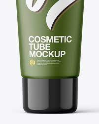 Download Matte Cosmetic Tube With Rounded Seal Mockup In Tube Mockups On Yellow Images Object Mockups