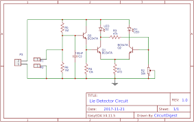 Measuring muscle activation via electric potential, referred to as electromyography (emg) , has traditionally been used for medical research and diagnosis of neuromuscular disorders. Simple Lie Detector Circuit Using Transistors