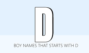 Da costa, (portuguese, italian, jewish origin) refers to someone who lived on a riverbank or sea coast. Boy Names That Start With D Urban Mamaz