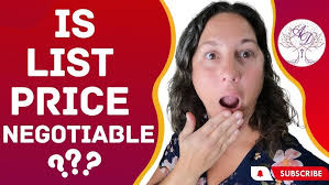Is List Price Negotiable?