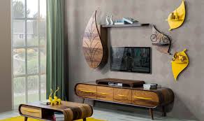 Yaprak Tv Unitesi Kapakli Medusa Home Tv Room Design Wall Tv Unit Design Modern Tv Units