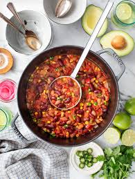 Einfaches Vegetarisches Chili Rezept Liebe Und Zitronen Gesunde Rezepte Recipe Veggie Chili Recipes Vegetarian Chili Easy Vegetarian Chili Recipe