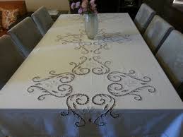 Benim Islerim Elemegi Delikisi Siparis Makineisi Beyazis Masa Ortusu Sunumonemlidir Bordado Carpeta