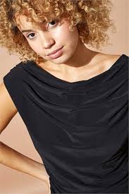 Navy Stripe Hooded Knit Dress