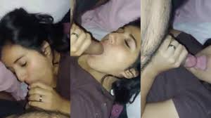 Beautiful left-handed Noida girl sucking sisters husbands dick