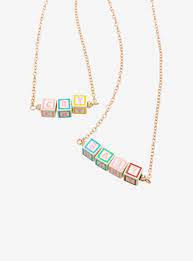 Melanie Martinez Cry Baby Blocks Necklace Set In 2021 Girly Jewelry Cry Baby Melanie Martinez