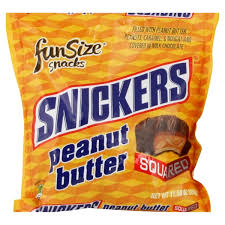 snickers peanut er squared candy