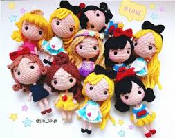 Turn, chain 1, 2sc in the first st, 1sc in next 14 sts, 2sc in the end st(18). Disney Princess Amigurumi Patterns Free Cheap Online