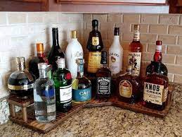 Counter Caddies Liquor Theme Corner Shelf Counter Shelf Etsy Home Coffee Stations Alcohol Bar Home Bar Areas