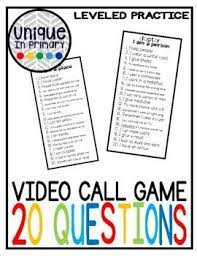 20 Questions Freebie Google Classroom Teachers Games For Zoom Calls 20 Questions