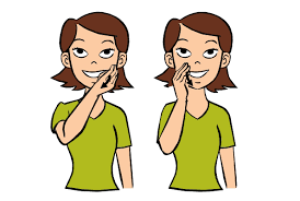 Asl Sign For Napkin Setting The Table Lesson Asl Sign Language Sign Language Colors Sign Language Alphabet