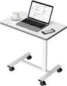 Amazon.com: Furist Over Bed Tables,Adjustable Pneumatic Bed Desk ...