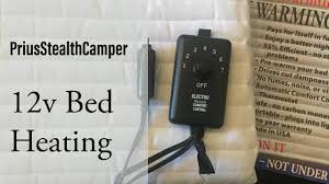 Check spelling or type a new query. 12v Electric Bed Heating Electrowarmth T36 Prius Camper Blanket Thermostat Pad Vanlife Car 12 Volt Youtube