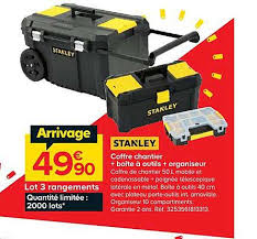 Castorama ⭐ , russia, schyolkovo, proletarskiy prospekt, 20: Offre Coffre Chantier Boite A Outils Organiseur Stanley Chez Castorama