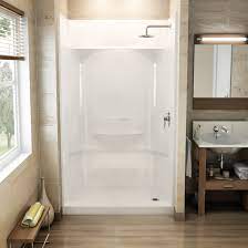 Selecting bathroom fixtures and fittings could the b3 square acrylic shower base from maax is undeniably one of the most beautiful ones from its collection. Maax Essence Alcove Shower Kit Without Seat 60 In X 30 In X 80 In Fibreglass White 148036000002293 Rona