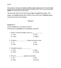 Latihan bahasa malaysia ii via titaniateoh.blogspot.com. Soalan English Tahun 5 Paper 2 Kuora S