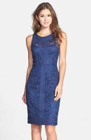 Sue Wong Soutache Sleeveless Sheath Dress