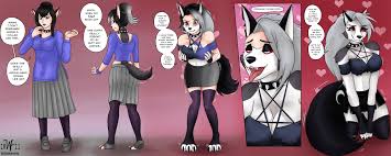 Helluva Collar (Meisa To Loona TF) By Witchfiend : rtransformation