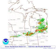 A severe thunderstorm warning is an urgent announcement that a severe thunderstorm has been reported or is imminent, and you should take cover right away. Storm Prediction Center Severe Thunderstorm Watch 81