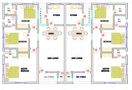 House Plans For 2 Bedroom Semi Detached Cottages Szukaj W Google Three Bedroom House Plan Square House Plans Interior Design Plan