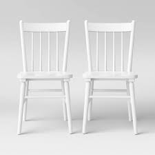 Set Of 2 Hassell Wood Dining Chair Threshold Wood Dining Chairs Dining Chairs Windsor Dining Chairs