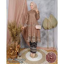 Tile sangat lembut dan kuat; Promo Kebaya Modern Kebaya Tunik Tunik Brukat Kebaya Akad Baju Kebaya Kebaya Pengantin Tunik Tile Shopee Indonesia