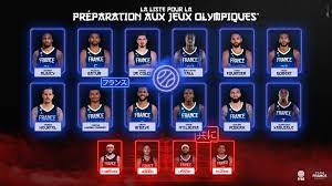 May 20, 2021 · basket. Equipe De France Les 12 Joueurs Selectionnes Pour Les Jeux Olympiques De Tokyo Sont Connus Basket Europe
