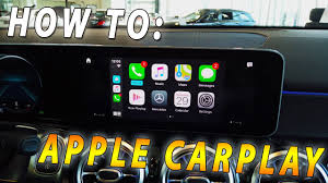 How To Use Apple Carplay On A Mercedes Benz Mbux System Youtube
