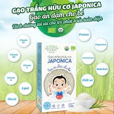 Gạo trắng hữu cơ Japonica hoa sữa FOODS - 5M+